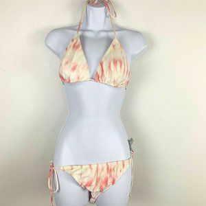 Shoshanna Swimwear Bikini Top Set L Tie Dye B63